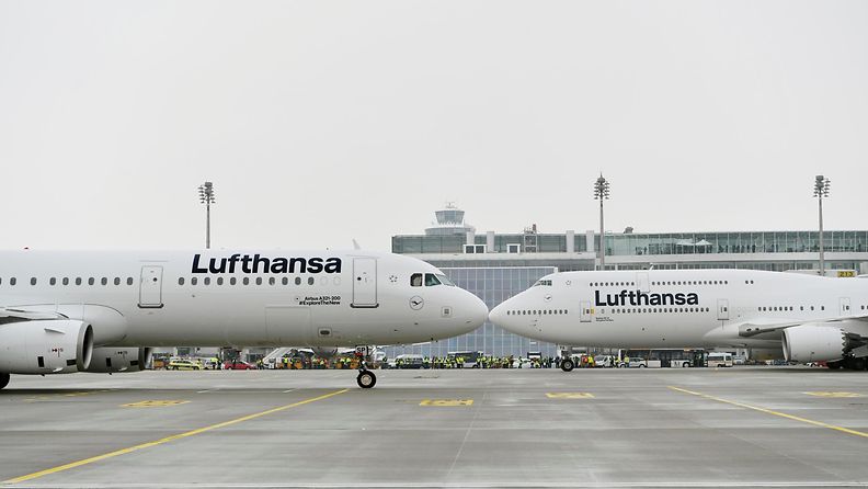 AOP Lufthansa kuvituskuvaa