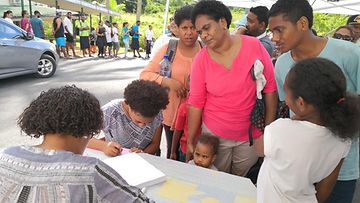 Fidži asukkaat tuhkarokko rokotus Suva 4.12.2019