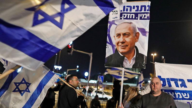 Benjamin Netanjahu lehtikuva