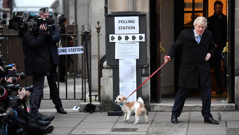 LK: boris johnson koira parlamenttivaalit