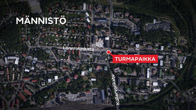 Kuopio-männistö-liikenneturma-kartta