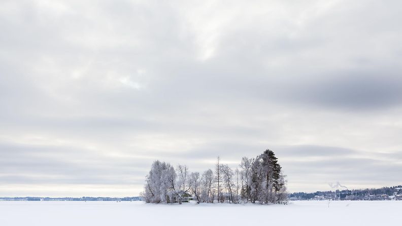 aop Pohjois-Karjala, talvi, järvi