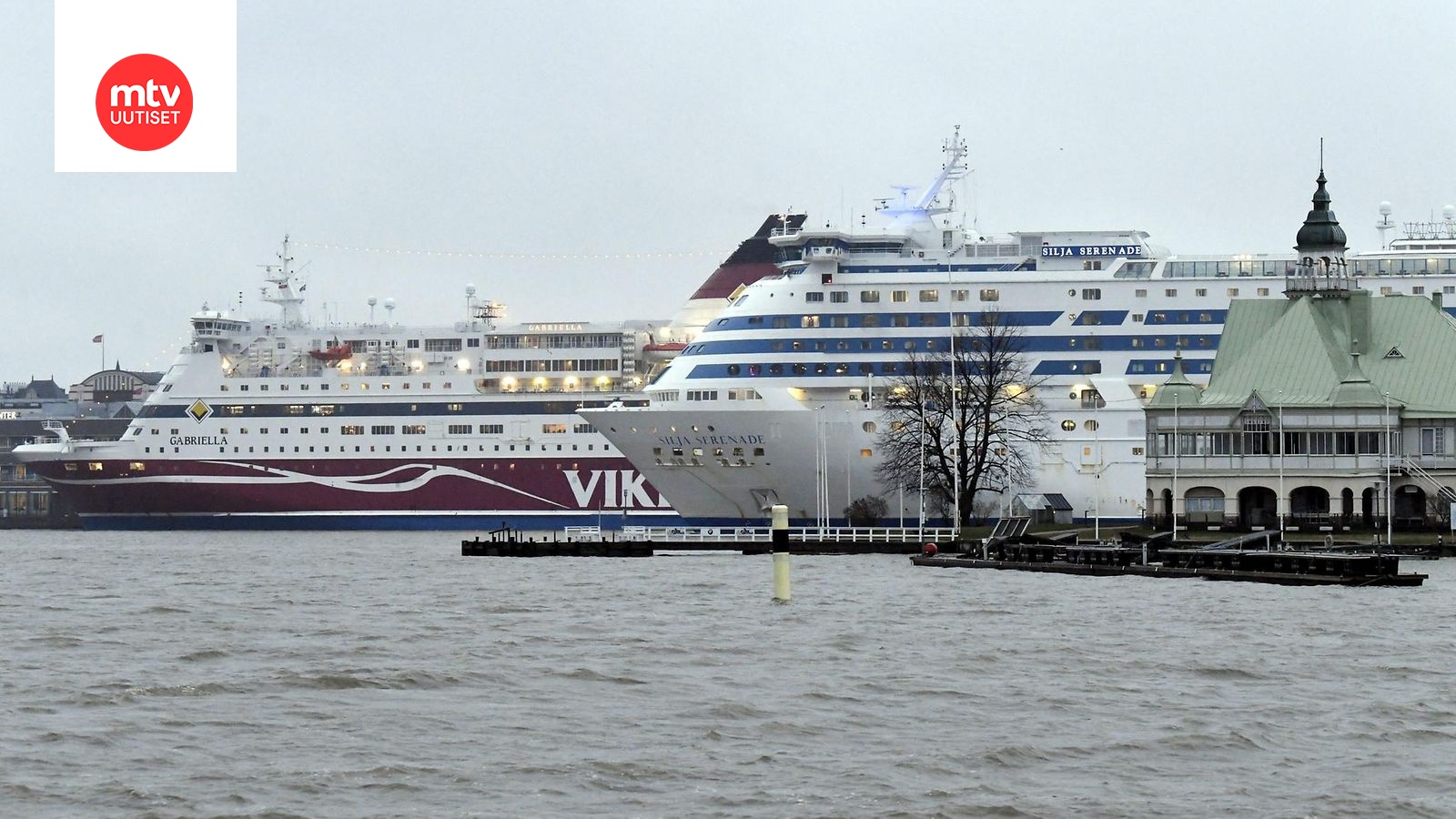 Myrsky riepotti Tallink Siljan laivoja satamassa – Megastar- ja Silja  Serenade hinattiin satamaan kovan tuulen takia 