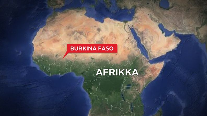 Burkina-faso-afrikka-kartta