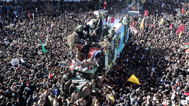 Kerman Iran hautajaiset Suleimani