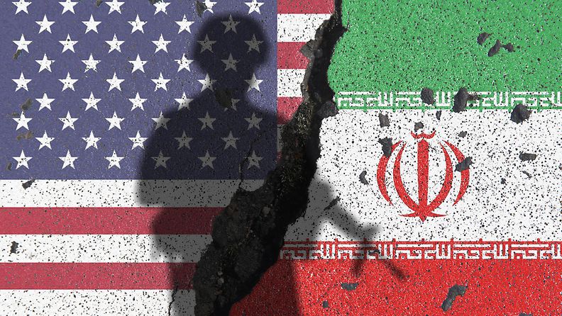 Iran USA YHdysvallat kuvituskuva