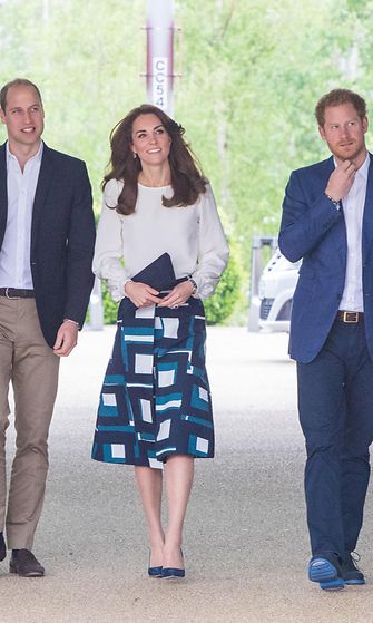 Prinssi William, herttuatar Catherine ja prinssi Harry