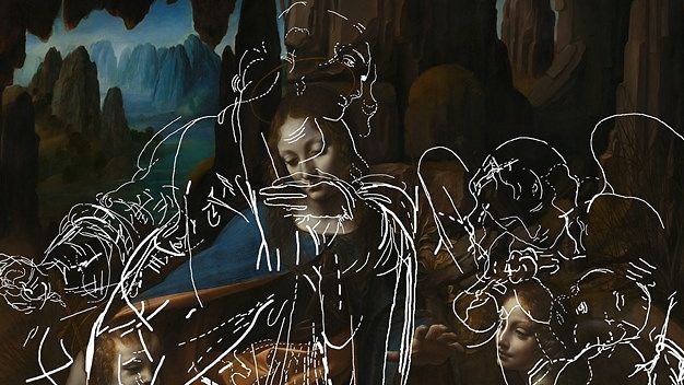 Tieteellinen tutkimus on paljastanut Leonardo da Vincin Luolamadonna-maalauksesta sommitelmia tyystin erilaisesta taideteoksesta: The National Gallery, London
