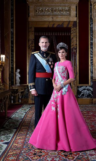 Espanjan kuningas Felipe ja kuningatar Letizia