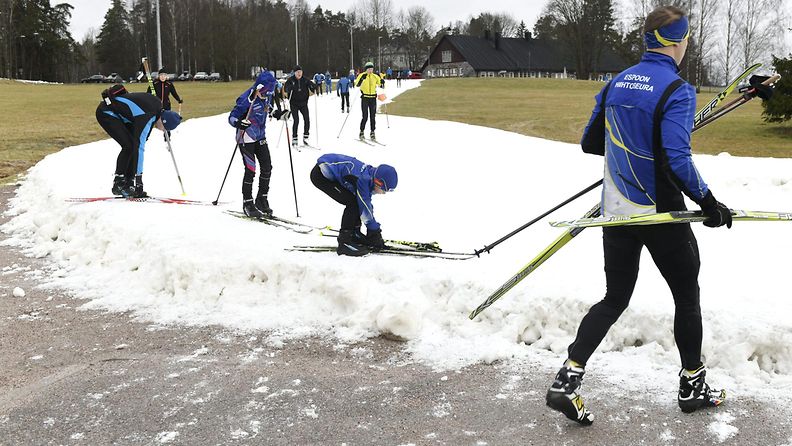 LK hiihtoa ilman lunta Espoo