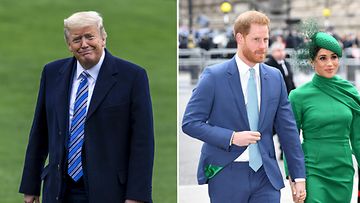 Donald Trump prinssi Harry herttuatar Meghan