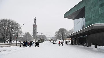 AOP, Musiikkitalo, Helsinki, talvi