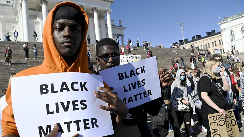 Black Lives Matter Helsinki mielenosoitus LK (1)