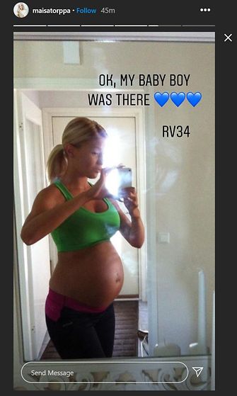 Maisa Torppa muistelee raskausaikaansa – julkaisi liudan ennennäkemättömiä  vauvamasukuvia 