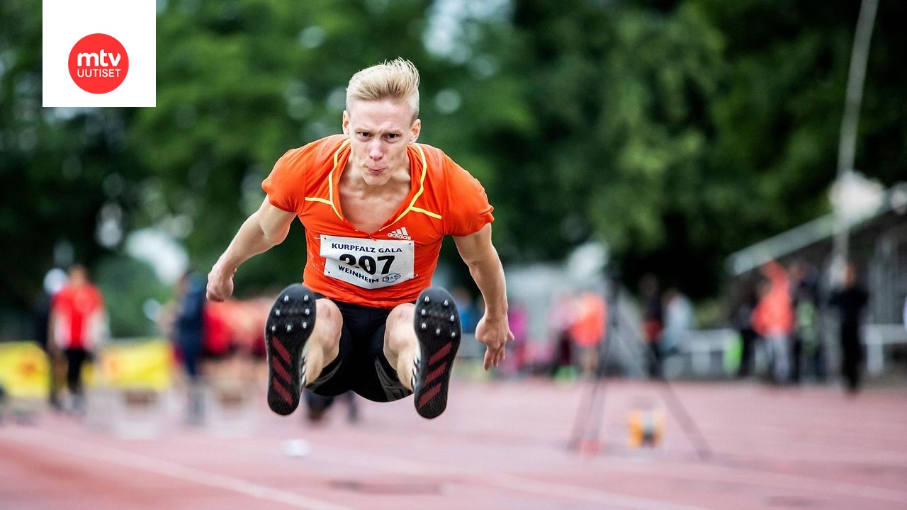 Jättipaukku Kristian Pulli teki pituushypyn Suomen ennätyksen