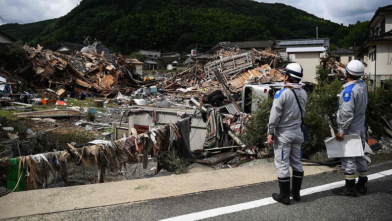 LK: Japanin tulvat, tuhot