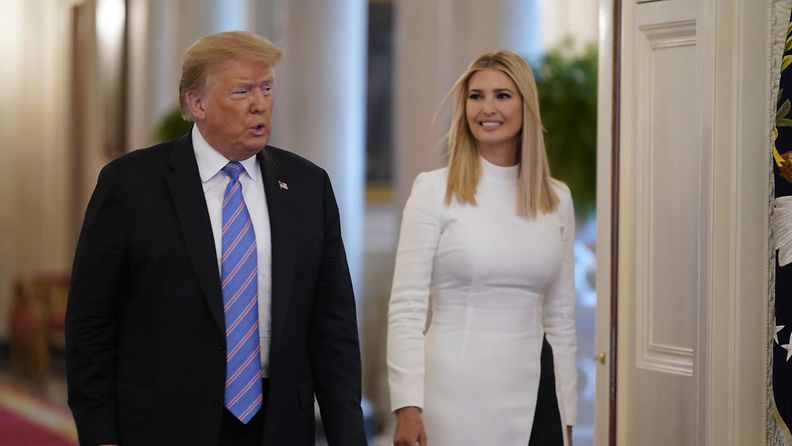 Donald ja Ivanka Trump 26.6.2020