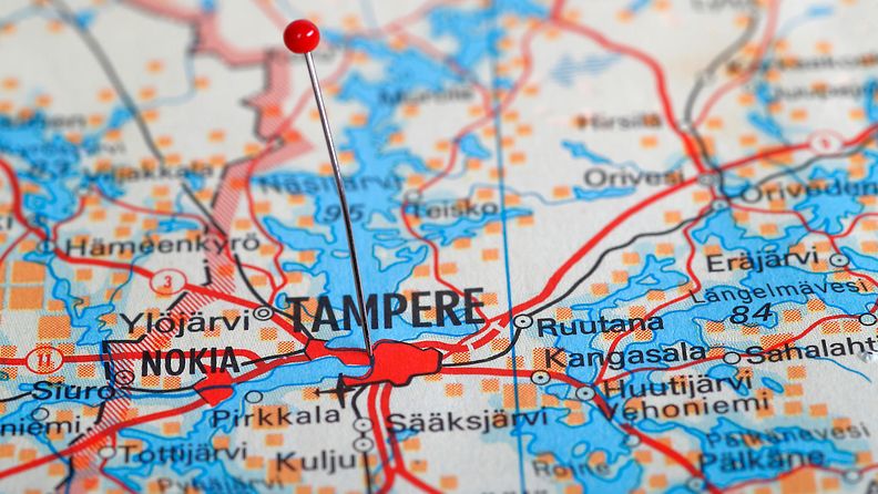 Tampere kartta Pirkanmaa