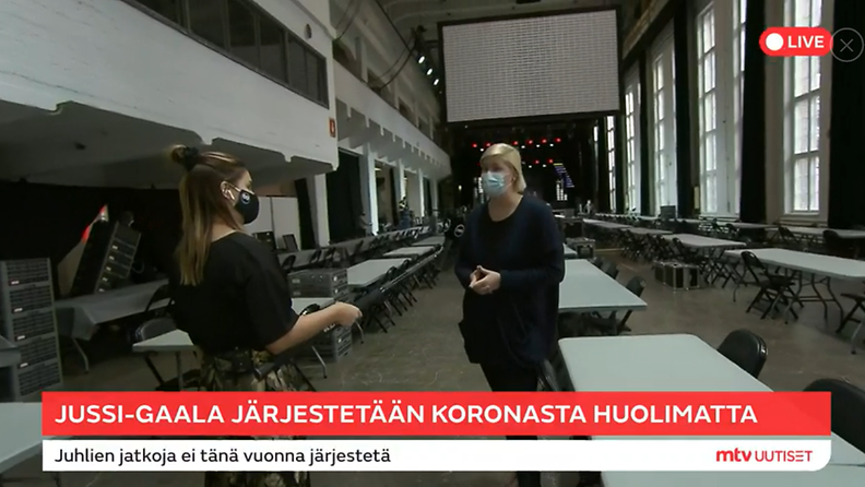 Jussi-gaala Riina Liukkonen Live
