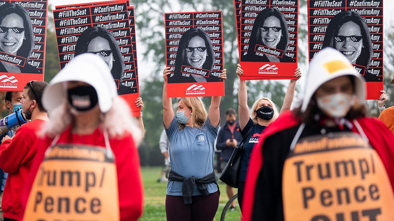 Barrett mielenosoitus korkein oikeus abortti EPA