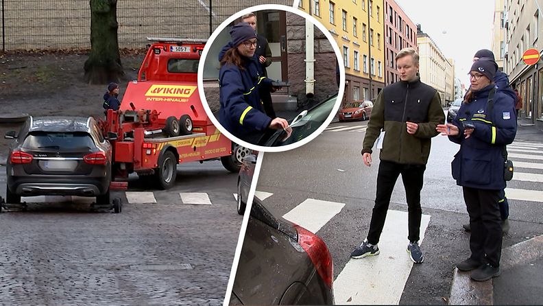 Vaarallinen väärinpysäköinti alkoi Helsingissä heti uuden lain ensimmäisenä aamuna – johtaa välittömään hinaukseen: "Todella huono uudistus"