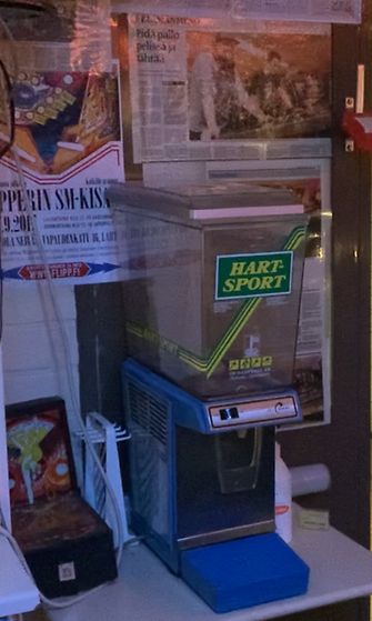 Ikuri Arcade -pelihallista saa "1980-luvun energiajuomaa", Hart-Sporttia alkuperäisestä automaatista.
