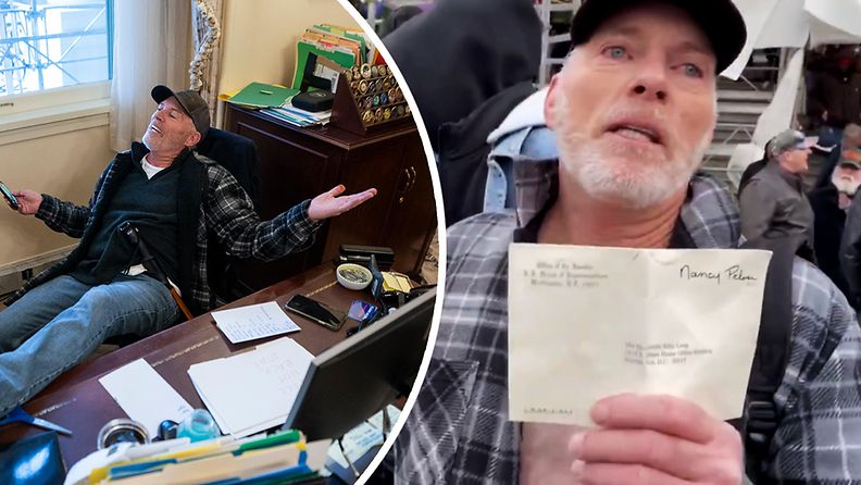 Mies murtautui Nancy Pelosin toimistoon ja varasti sieltä kirjeen – kerskaili teollaan videolla: ” Maksoin tämän, se on minun”