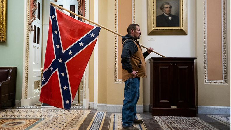 AOP Konfederaation lippu, Washington mellakat