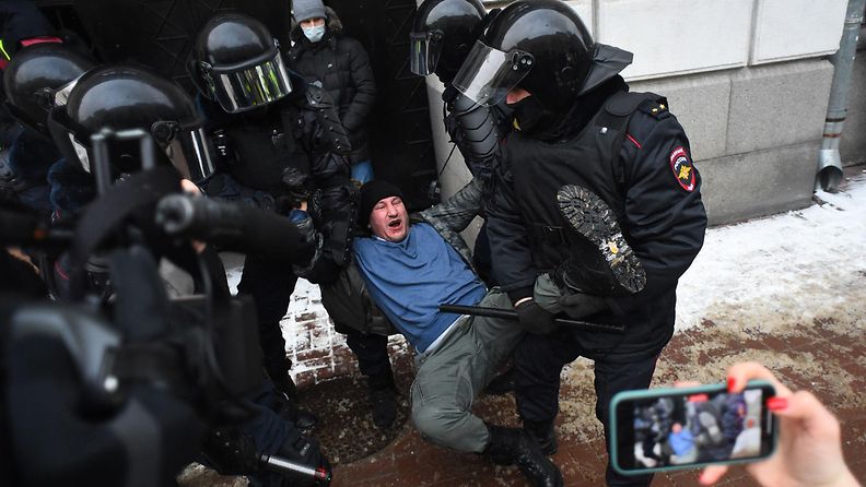 LK Venäjän mielenosoitukset