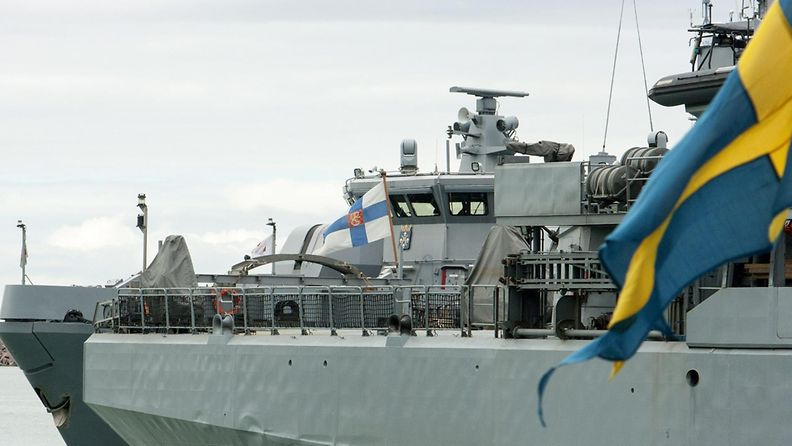 LK 5.2.2021 Ruotsin armeijan laiva lippu