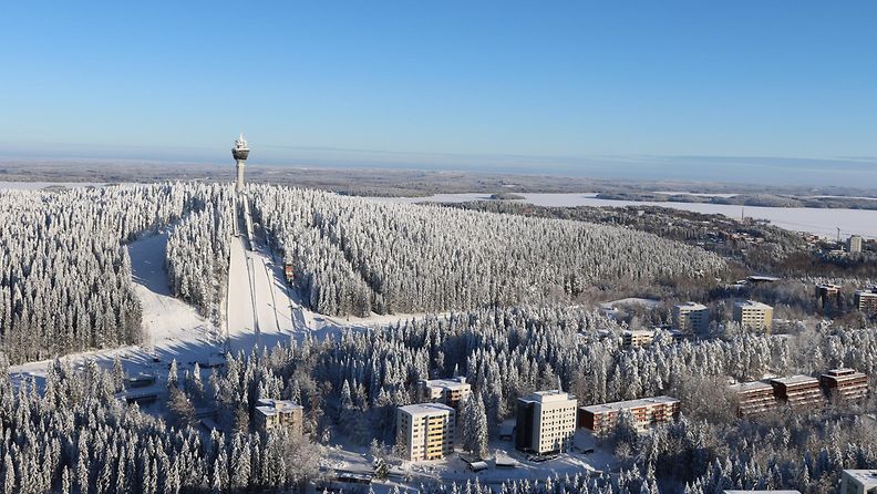 Kuumailmapallolla Kuopion yli (3)