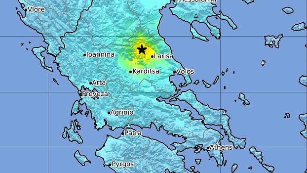 AOP maanjäristys kreikka
