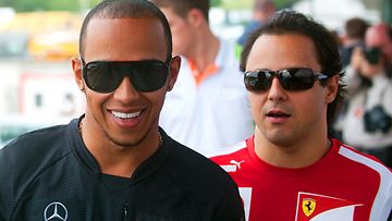 Lewis Hamilton ja Felipe Massa 
