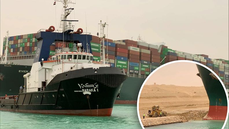 Suezin kanavan tukkinut alus saatiin irti