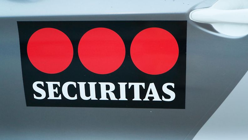 Securitas-vartiointiyrityksen auton kylki.