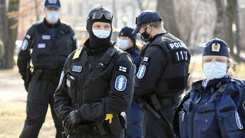 Poliisi maski korona LK
