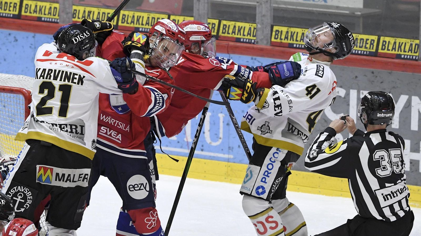 Jääkiekon SM-liigan puolivälierien tulokset: Lukko, HIFK, Pelicans ja  Tappara avasivat voitoilla 