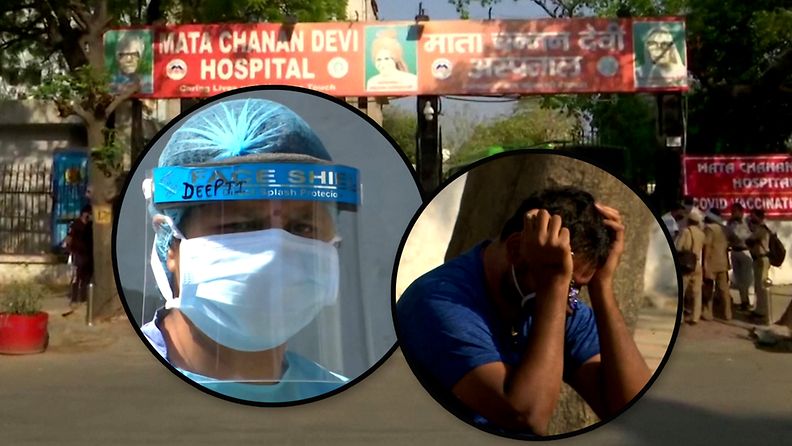 Intian sairaaloista on loppumassa tila ja happi – “Meille sanotaan, että lähtekää muualle”