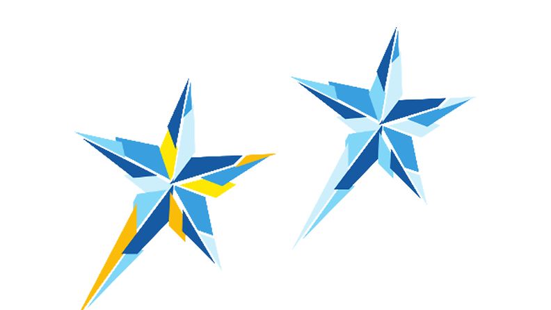 Jääkiekon MM-kisojen 2012 ja 2013 logot.