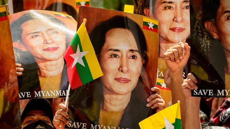 LK 1.5.2021 Myanmar mielenosoitukset
