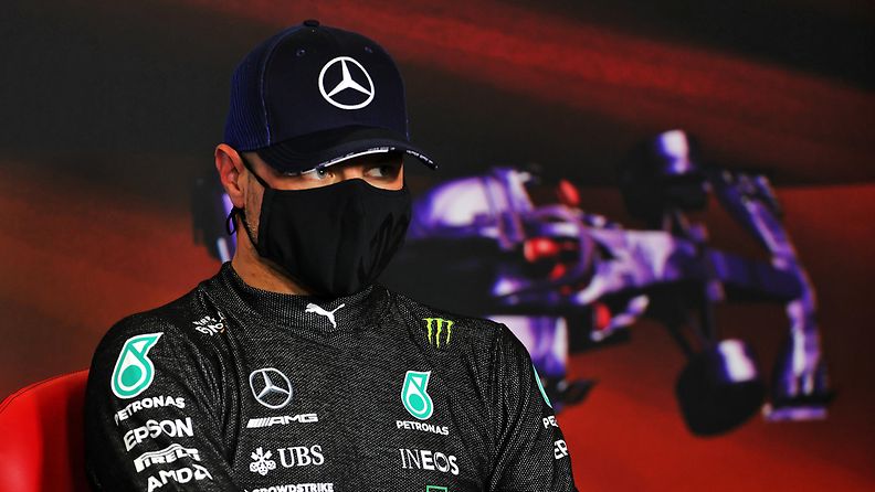 Valtteri Bottas Espanjan GP:n aika-ajojen jälkeisessä lehdistötilaisuudessa