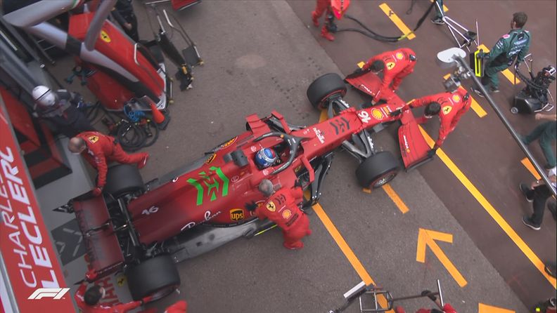 Charles Leclerc, Ferrari, 2021, Monaco