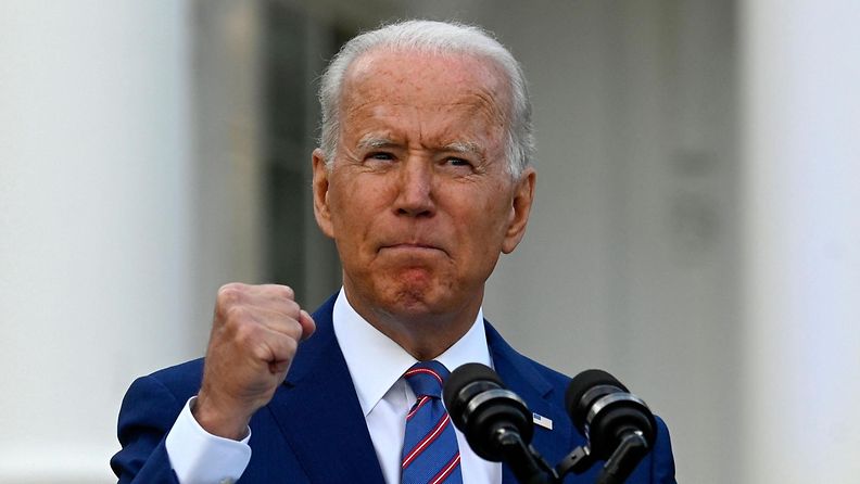 Joe Biden piti itsenäisyyspäivän puheen. 