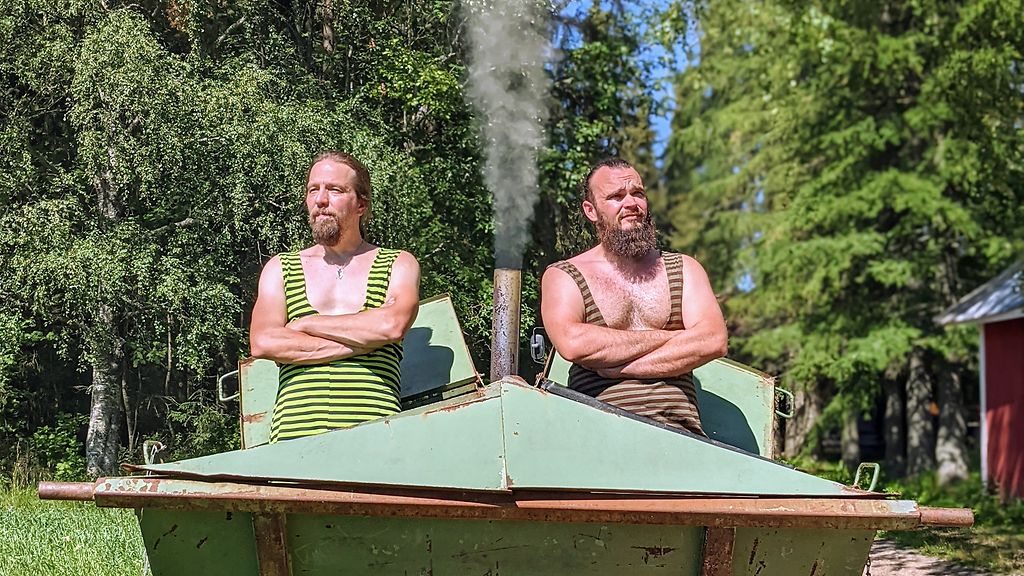 Koskenkorvan Trahteerin huikea uusi sauna: Jaakko Koskenkorva rakensi saunan  yllättävään paikkaan 