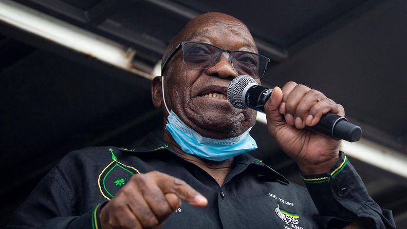 Etelä-Afrikan ex-presidentti Jacob Zuma
