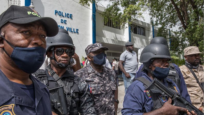 Haitin poliisipäällikkö Leon Charles.