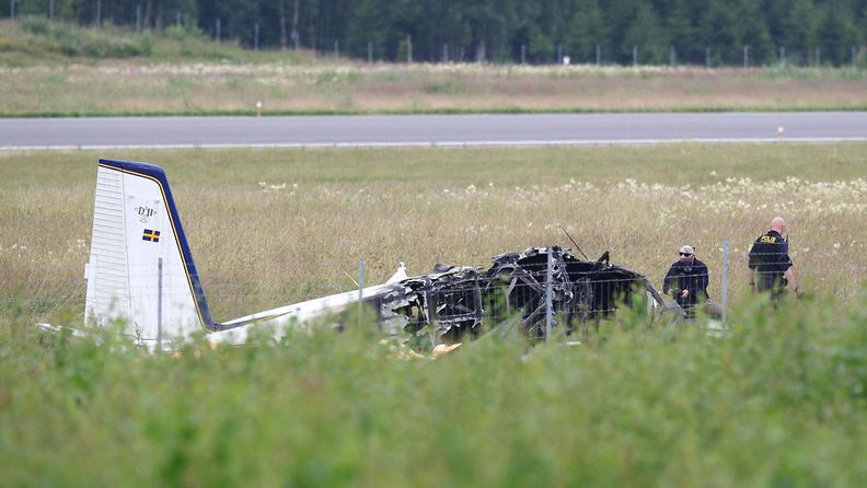 Ruotsin lento-onnettomuus Örebro LK 10.7.2021