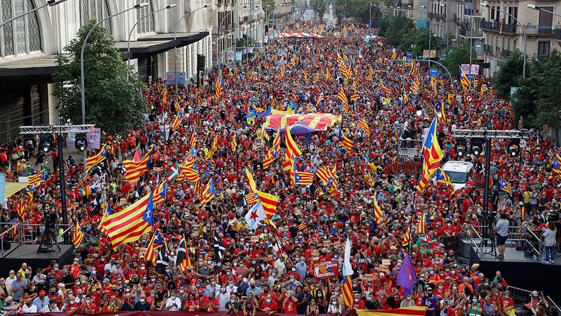 Barcelona mielenosoitus