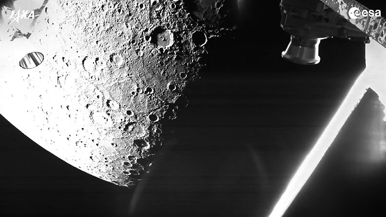 BepiColombo-luotaimen ottama kuva Merkuriuksesta HANDOUT