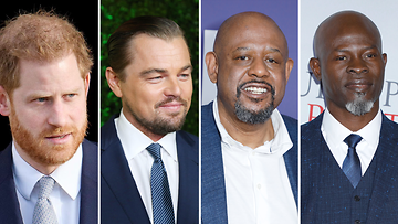 Prinssi Harry, DiCaprio, Whitaker ja Hounsou